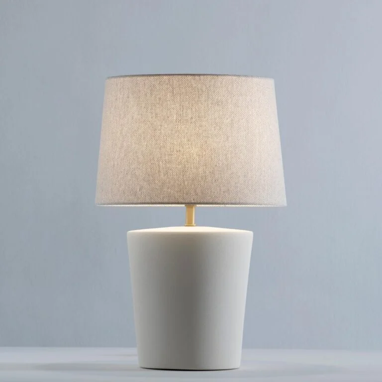 Abajur Santos Geo Luz & Cerâmica - 34cm  