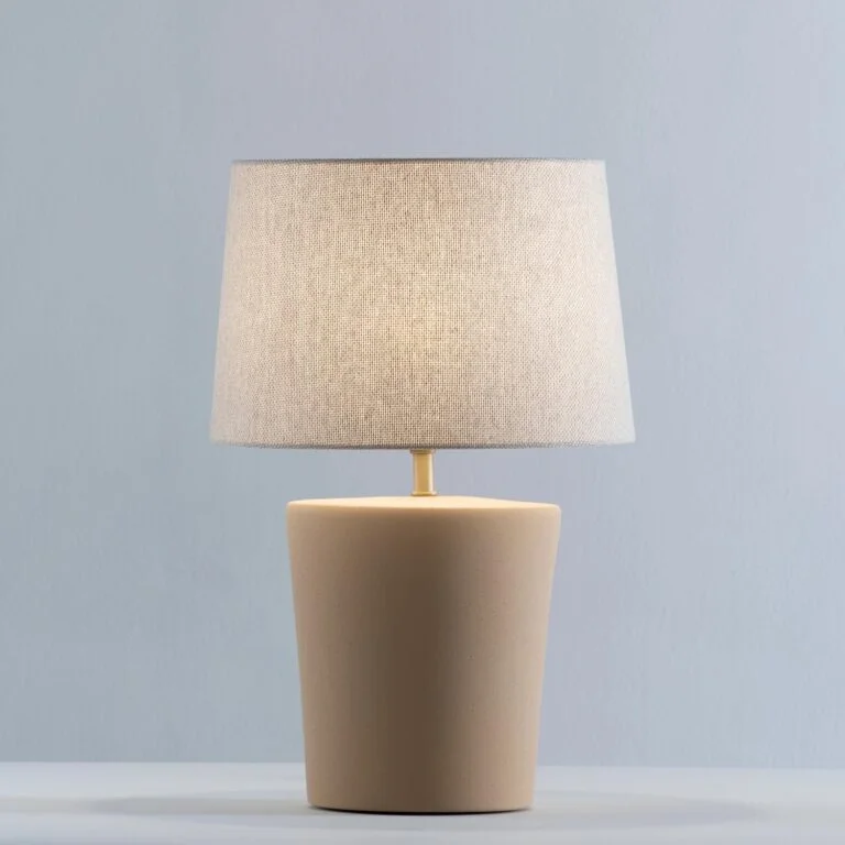 Abajur Santos Geo Luz & Cerâmica - 34cm  
