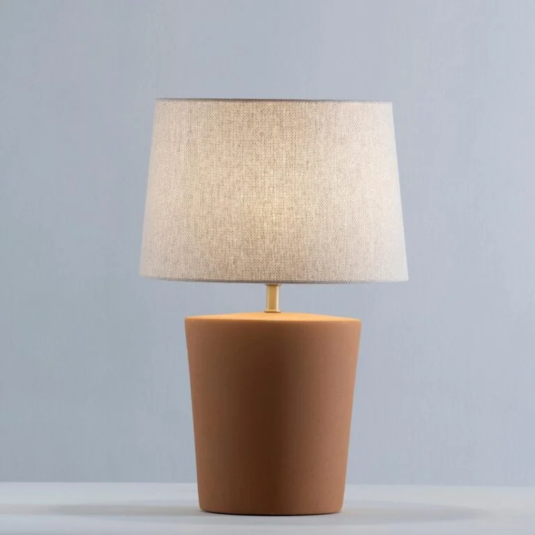 Abajur Santos Geo Luz & Cerâmica - 34cm  
