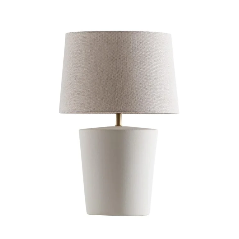 Abajur Santos Geo Luz & Cerâmica - 34cm  