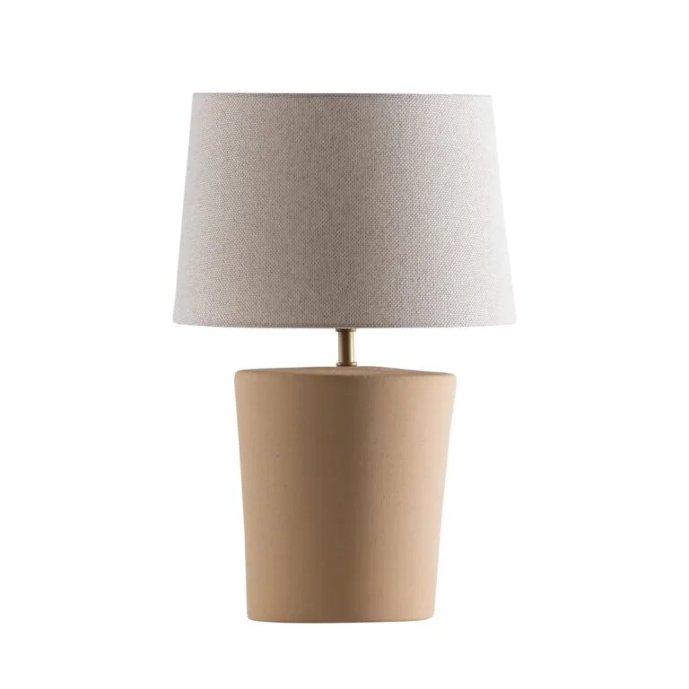 Abajur Santos Geo Luz & Cerâmica - 34cm  