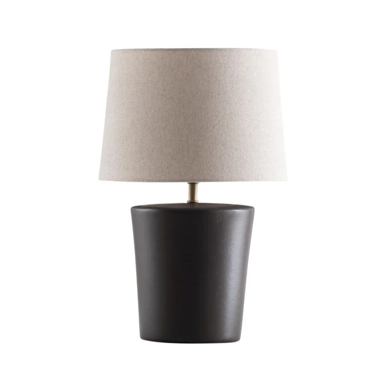 Abajur Santos Geo Luz & Cerâmica - 34cm  