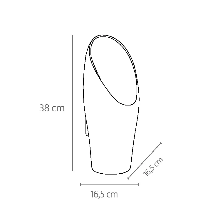 Arandela Gal Geo Luz & Cerâmica - 38cm  