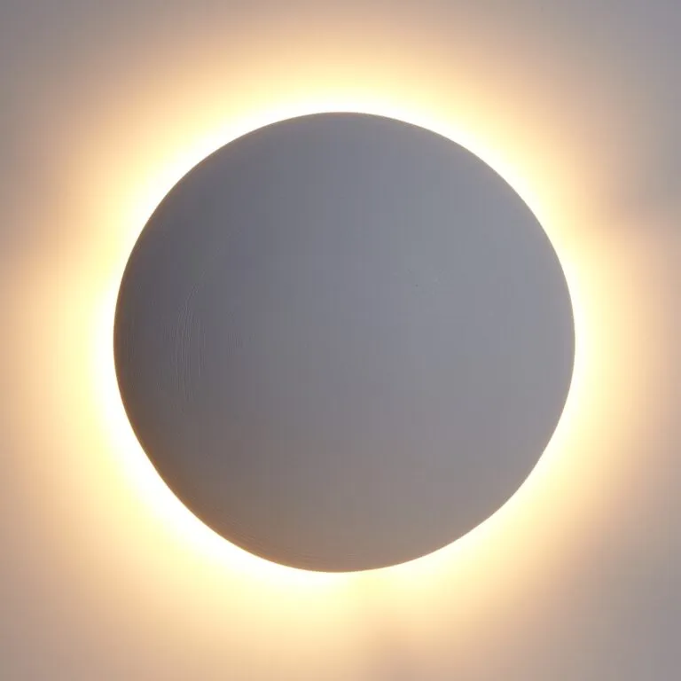 Arandela Eclipse Geo Luz & Cerâmica - 35,5cm   