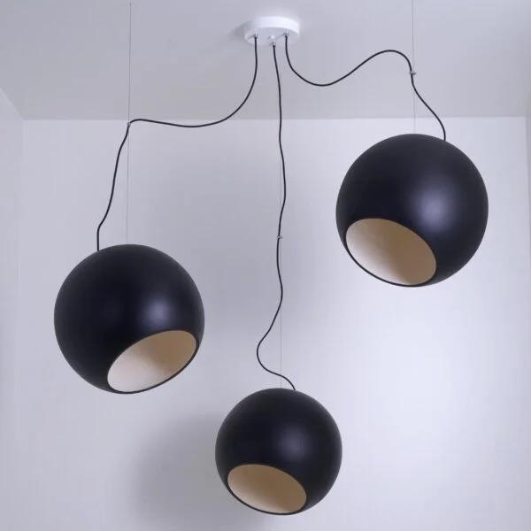 Pendente Gaya 25 Geo Luz&Cerâmica 25 cm