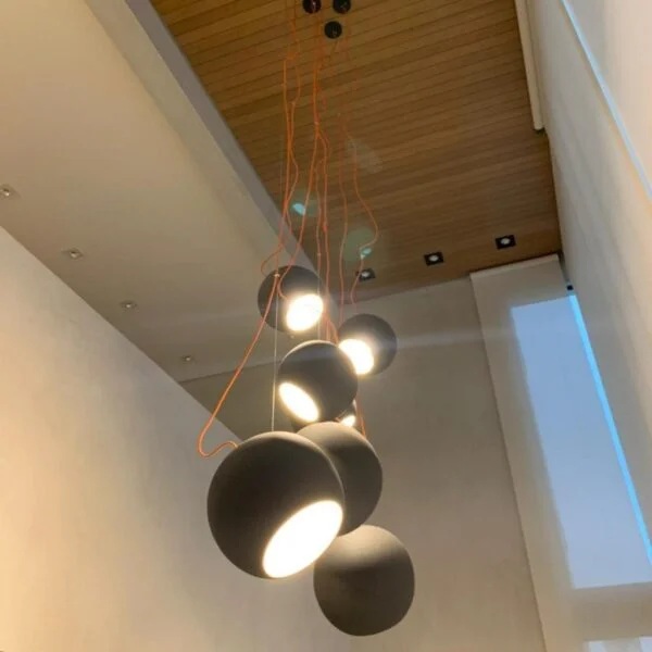 Pendente Gaya 25 Geo Luz&Cerâmica 25 cm