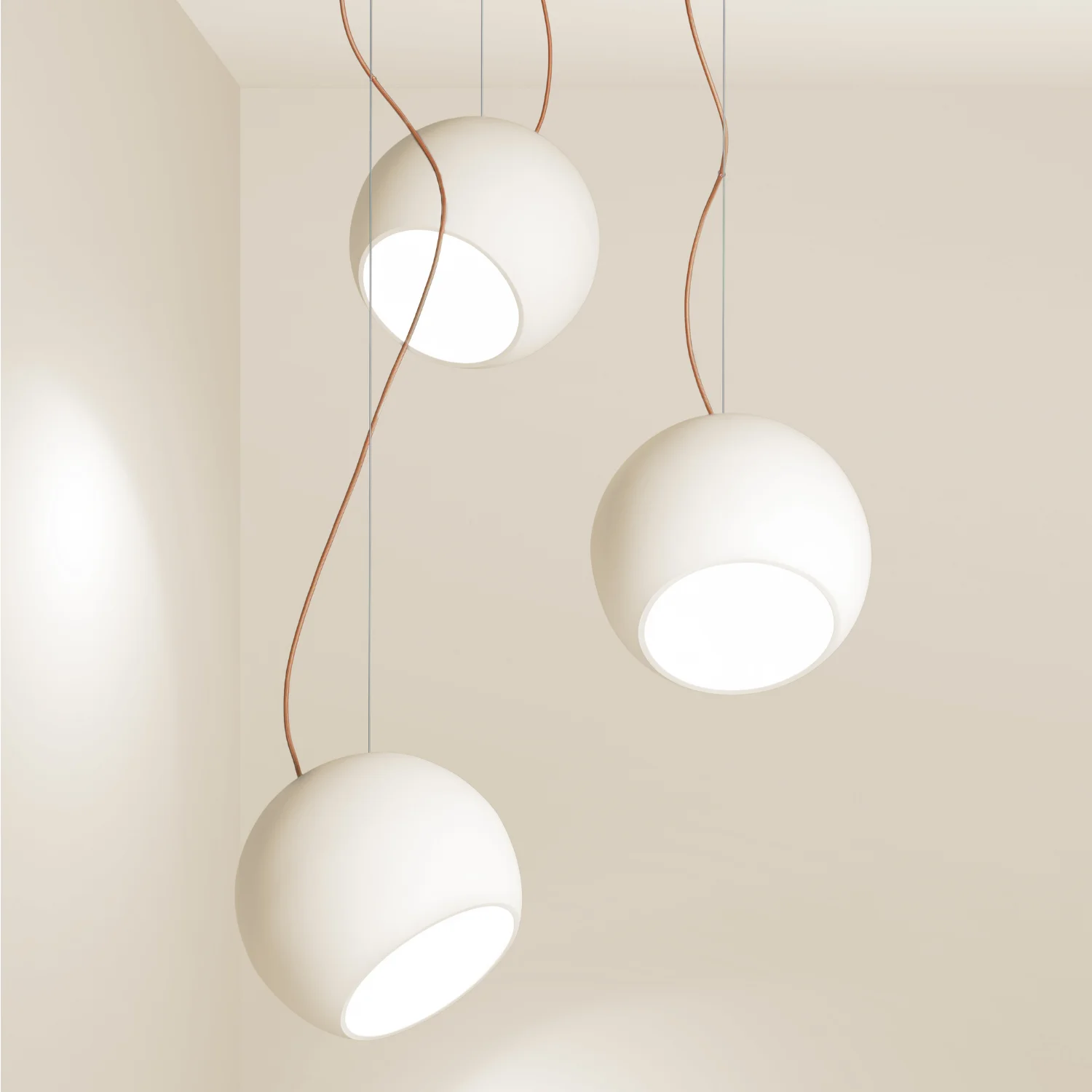 Pendente Gaya 35 Geo Luz&Cerâmica 35 cm