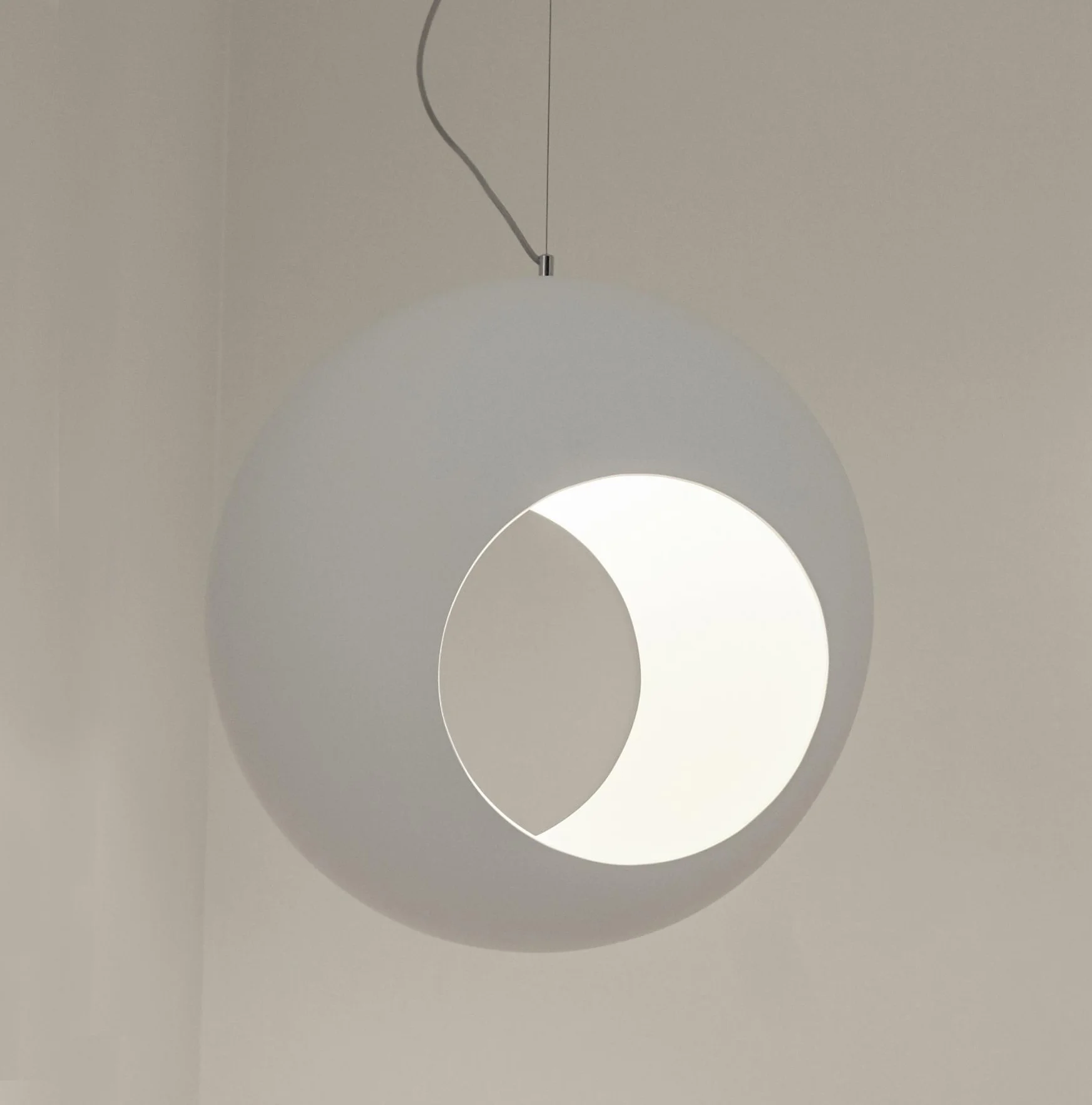 Pendente Lua Geo Luz&Cerâmica 50cm