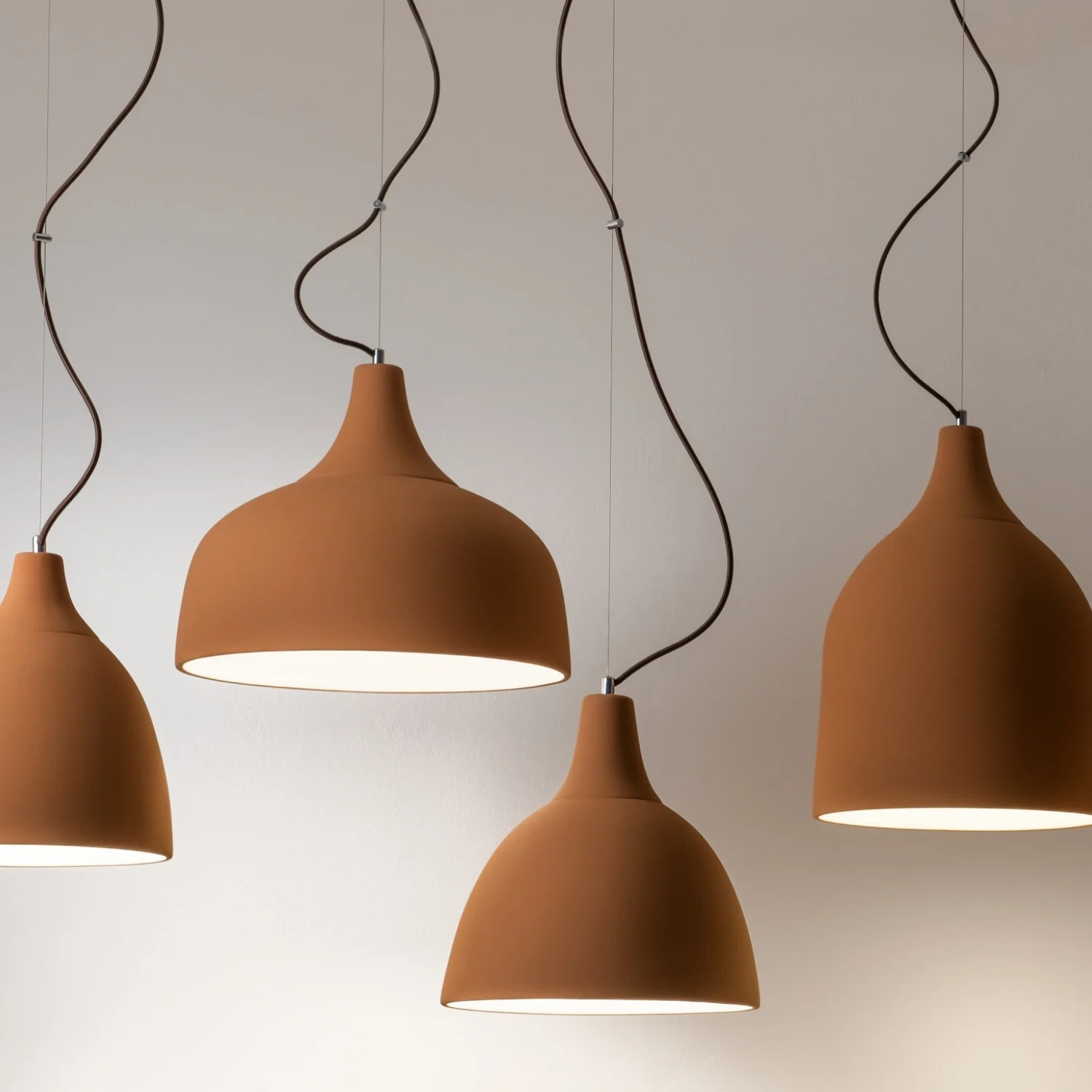 Pendente Arezzo Geo Luz & Cerâmica - 34cm