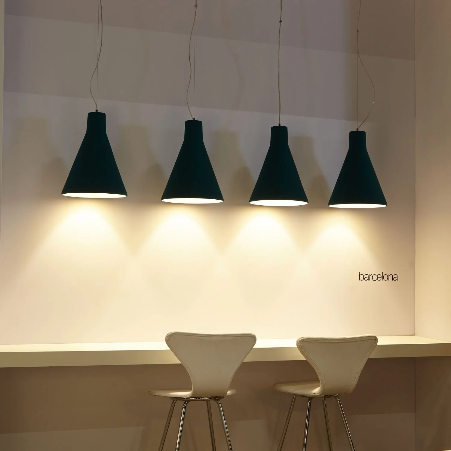 Pendente Barcelona Geo Luz & Cerâmica  - 41cm