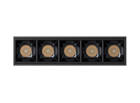 Square Micro Luminária de Sobrepor Recuada 5 focos - STL25302