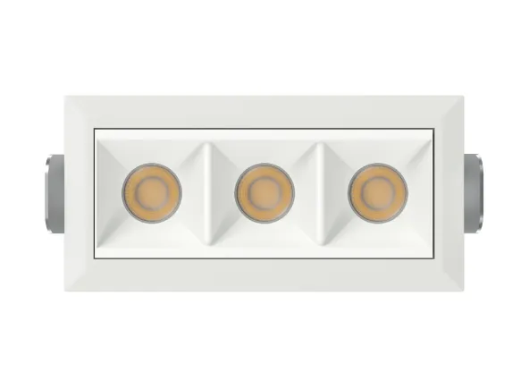 Square Micro Luminária de Embutir Recuada 3 focos - STL25368