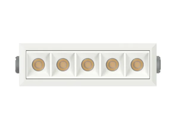 Square Micro Luminária de Embutir Recuada 3 focos - STL25369