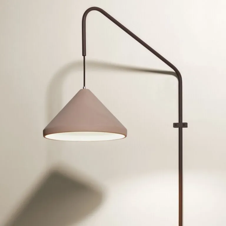 Arandela Ubatuba Articulável Geo Luz & Cerâmica - 37cm