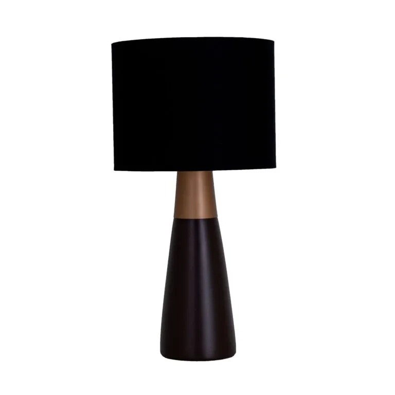Abajur Ipê Geo Luz & Cerâmica - 38cm