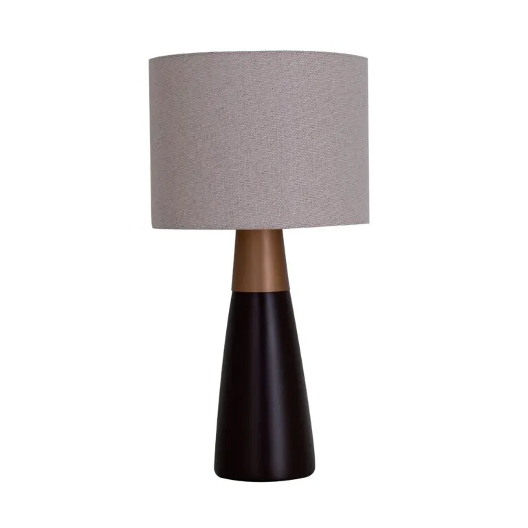 Abajur Ipê Geo Luz & Cerâmica - 38cm