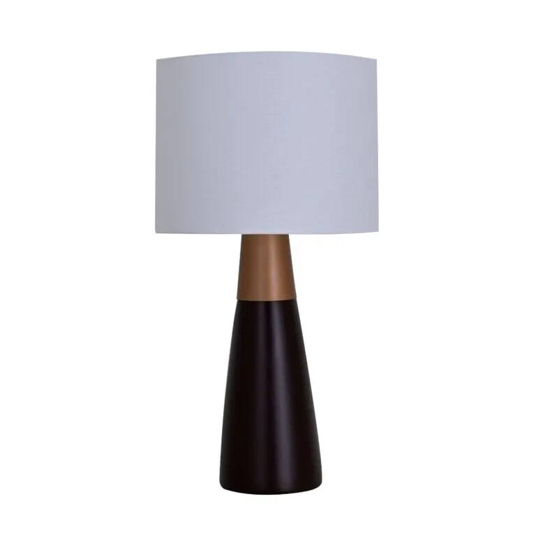 Abajur Ipê Geo Luz & Cerâmica - 38cm