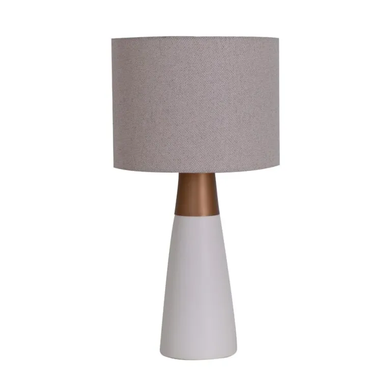 Abajur Ipê Geo Luz & Cerâmica - 38cm