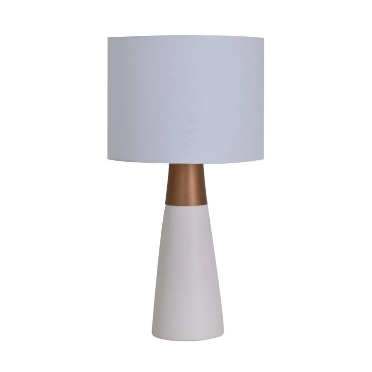 Abajur Ipê Geo Luz & Cerâmica - 38cm  