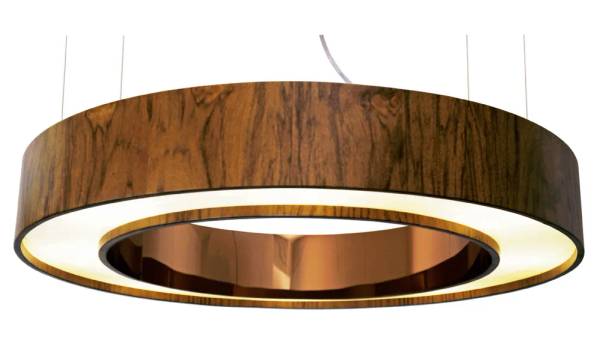 Pendente Anel Cilíndrico Espelhado 90cm - 345