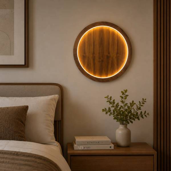 Arandela Anel Cilíndrico Horizontal Fechado 70cm - 463
